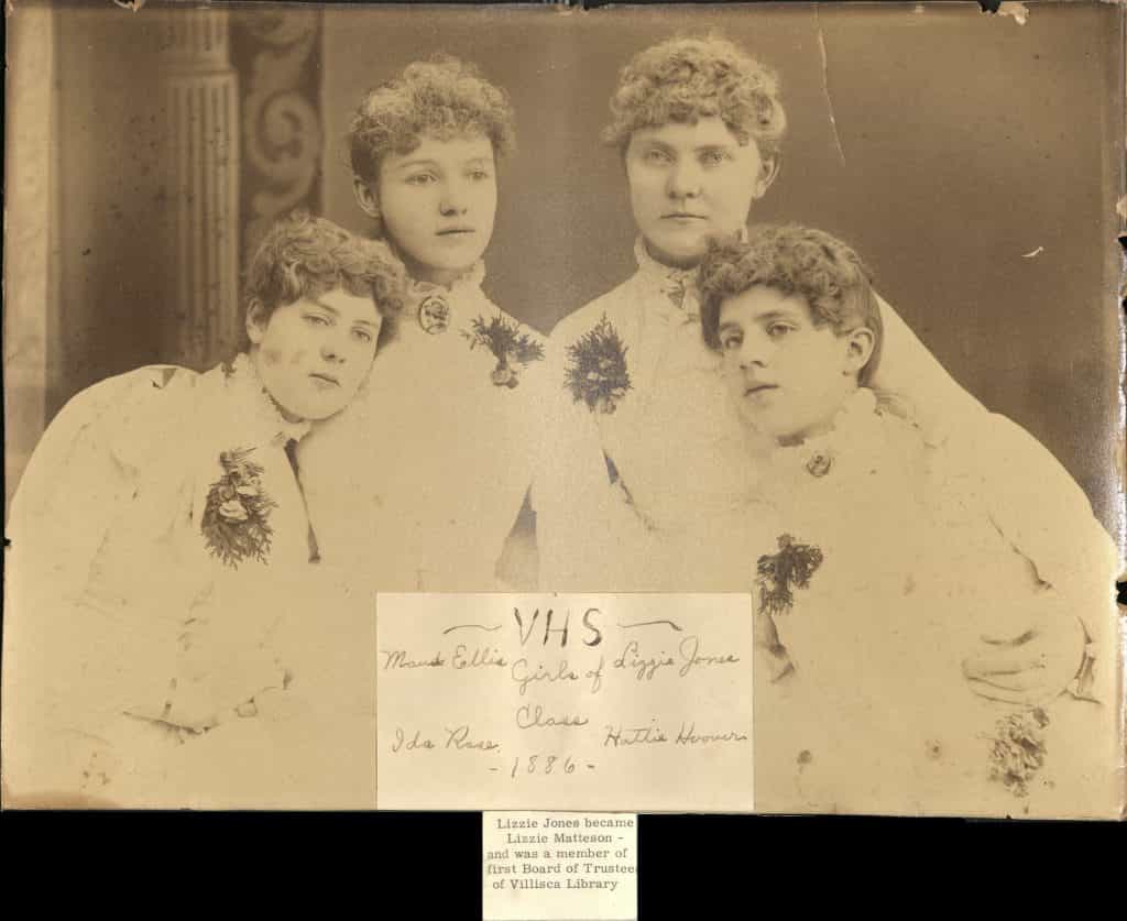 1886, Lizzie Matteson photo Carnegie Libraries in Iowa Project