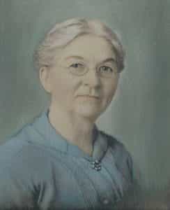 A portrait of Mrs. Helen Inghram, second librarian of the Osceola Public Library. Source: Osceola Public Library